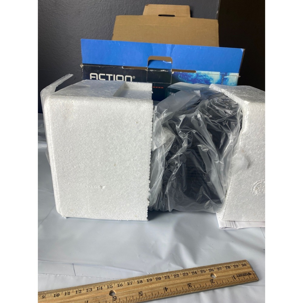 Action ACN-3512 Portable Black &‎ White CRT TV RCA Video Input New Open Box